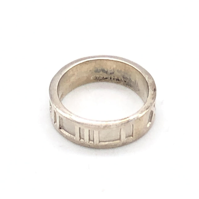 Tiffany & Co. Atlas Ring, SV925, 4.5g, US Size 5