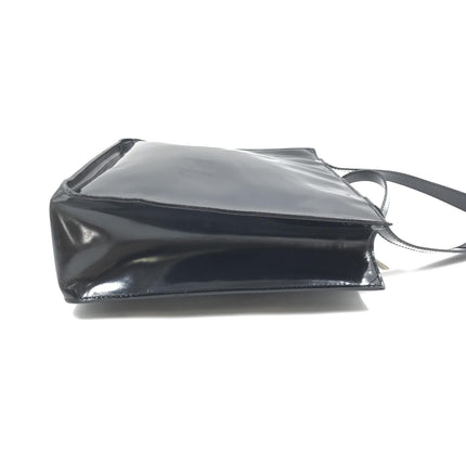 Chanel Black Patent Leather Tote