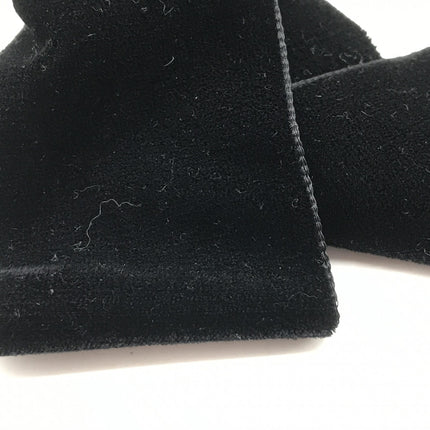 Chanel Black Velvet Bow Hair Accessory