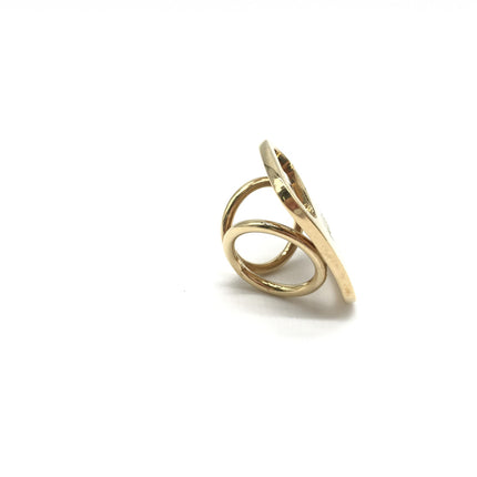 Salvatore Ferragamo PLEATS PLEASE Designer Scarf Ring