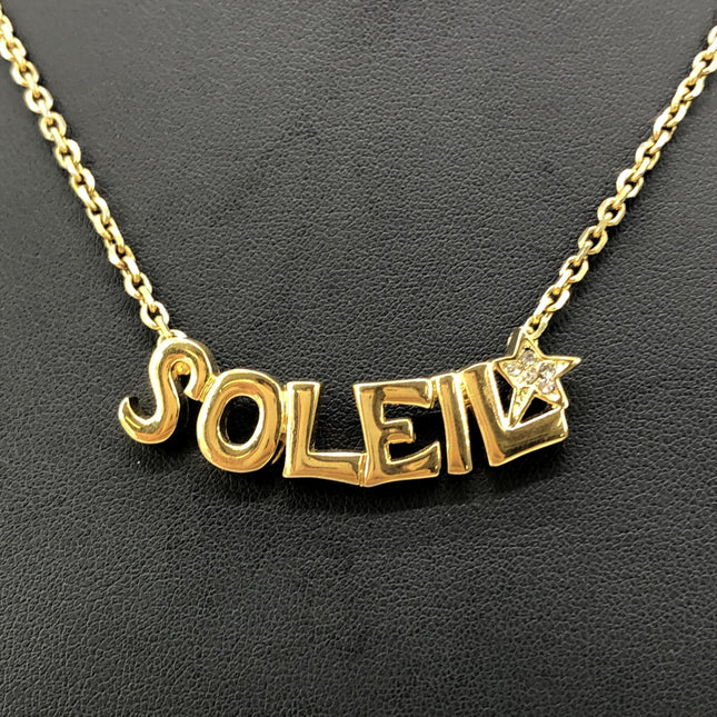 Saint Laurent Soleil Designer Statement Necklace