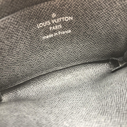 Louis Vuitton Taiga Zippy Coin Purse In Black