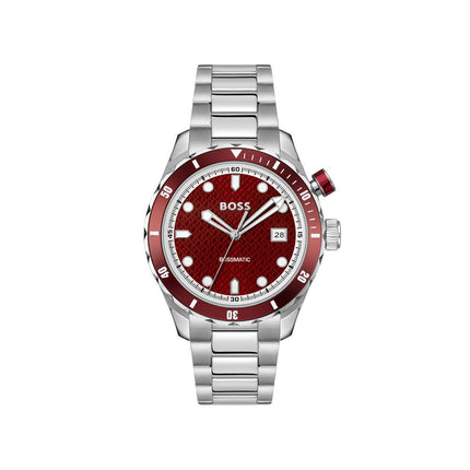 Hugo Boss Gray Stainless Steel Dress Watch