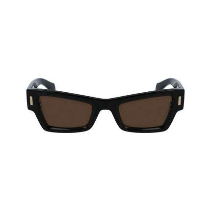 Ferragamo Black Acetate Sunglasses