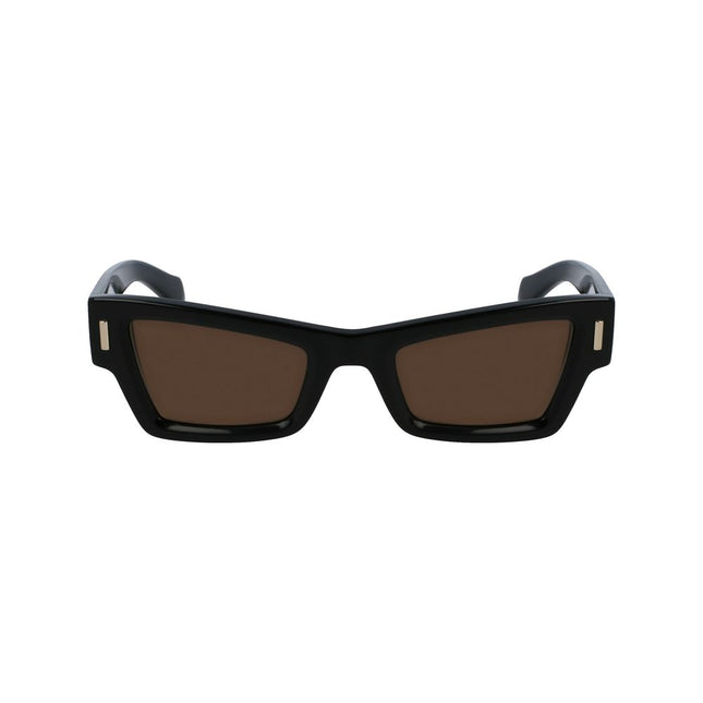 Ferragamo Black Acetate Sunglasses