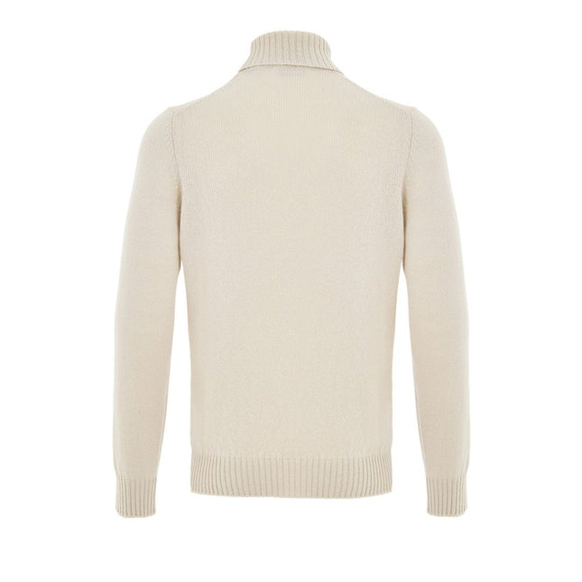 Gran Sasso Beige Wool Turtleneck