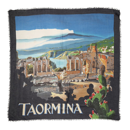 Dolce & Gabbana Multicolor Taormina Modal Shawl 130cm x 130cm  Men Scarf