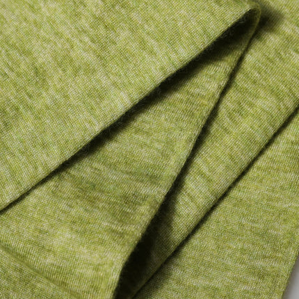 Dolce & Gabbana Green Cashmere Knitted Neck Foulard 280cm x11cm Men Scarf