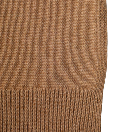 Dolce & Gabbana Brown Cashmere Knitted Foulard 207cm x 29cm Men Scarf