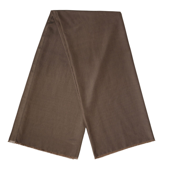Dolce & Gabbana Brown Polyester Neck Warmer Shawl 185cm x 165cm  Men Scarf