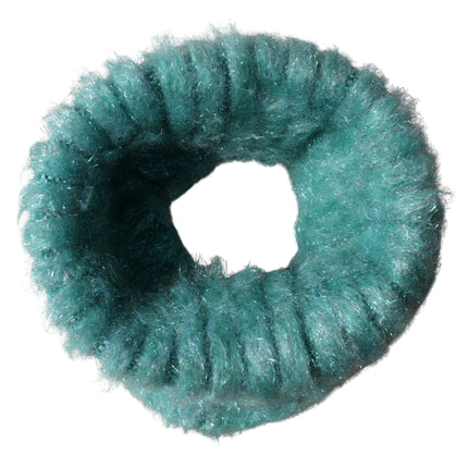 Dolce & Gabbana Teal Mohair Wool Knitted Wrap Shawl 62cm x 32.5cm Scarf