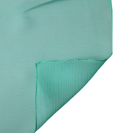 Dolce & Gabbana Light Green Silk Neck Wrap Foulard 131cm x 126.5cm Scarf