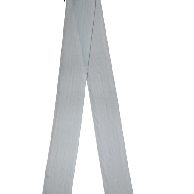Dolce & Gabbana Light Blue Silk Sash Wrap Foulard 294.5cm x 19cm Scarf