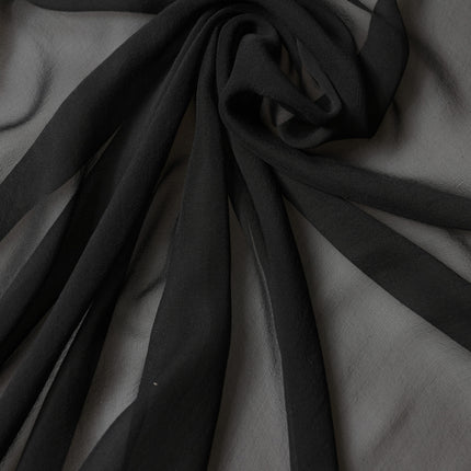 Dolce & Gabbana Black Silk Neck Wrap Shawl Stole 167cm x 126cm Scarf