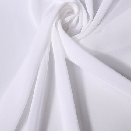 Dolce & Gabbana White Silk Neck Wrap Shawl Stole 200cm x 64cm  Scarf