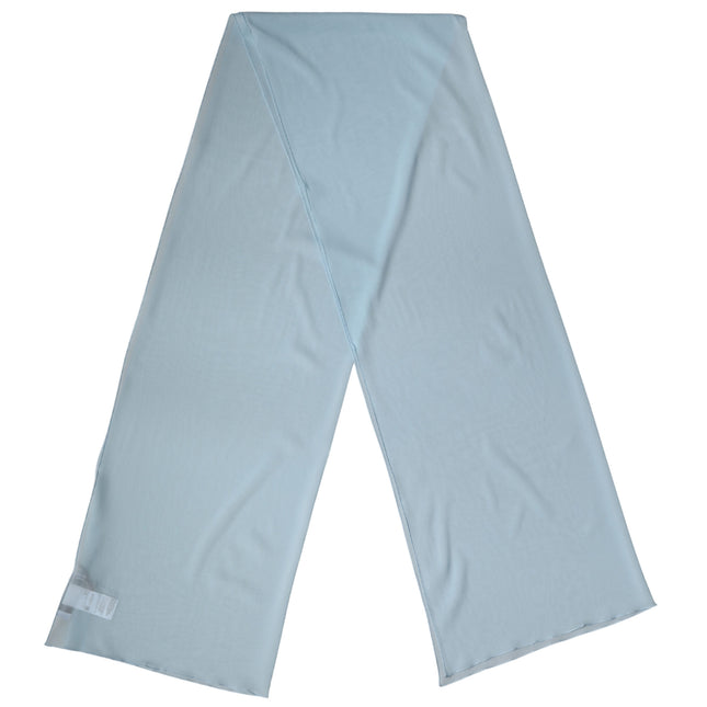 Dolce & Gabbana Light Blue Silk Neck Wrap Shawl Stole 200cm x 64cm  Scarf
