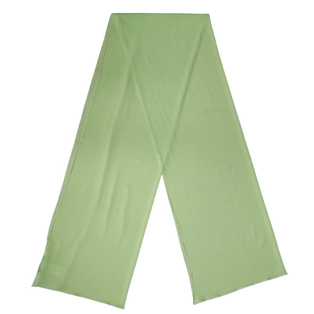 Dolce & Gabbana Light Green Silk Neck Wrap Shawl Stole 200cm x 64cm  Scarf