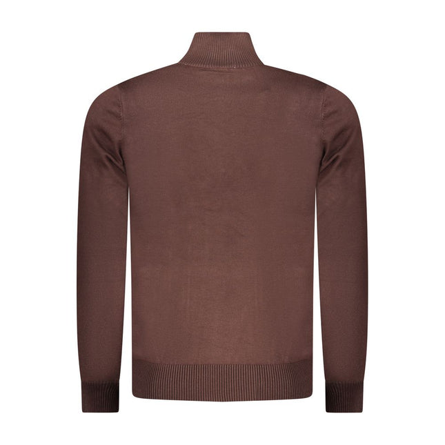 Coveri Moving Marrone Viscosa Mens Sweater