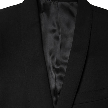 Dolce & Gabbana Black Embellished Single Breasted Blazer