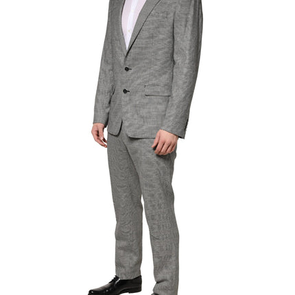 Dolce & Gabbana Gray MARTINI Single Breasted Formal 2PC Suit