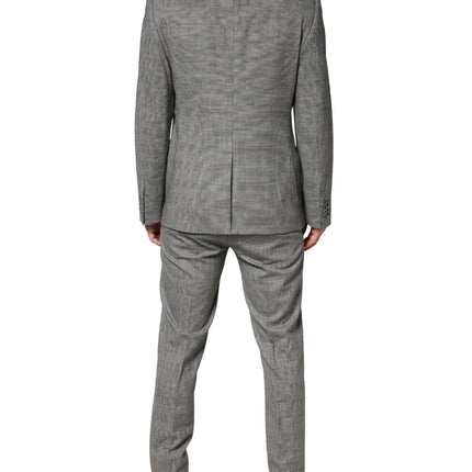 Dolce & Gabbana Gray MARTINI Single Breasted Formal 2PC Suit
