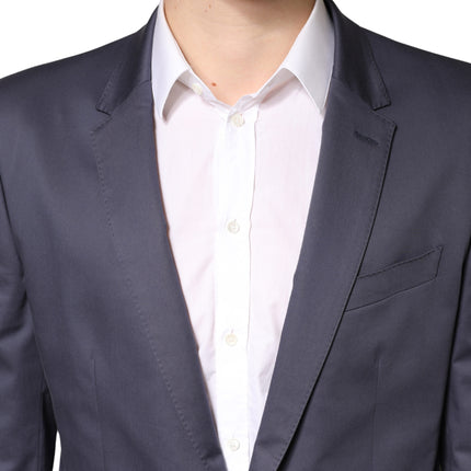 Dolce & Gabbana Blue Single Breasted MARTINI 2 Piece Suit