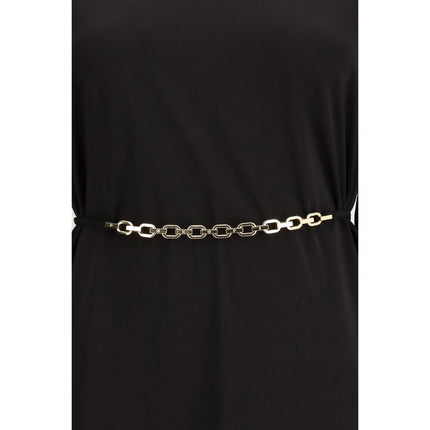 PINKO Black Acetate Casual Dress