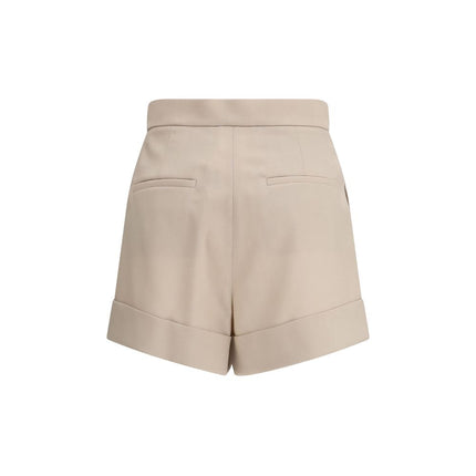 Max Mara Bicolor Wool Bermuda Shorts