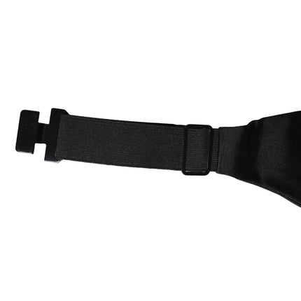 Dolce & Gabbana Black 100% Silk Wide Belt Waist Cummerbund