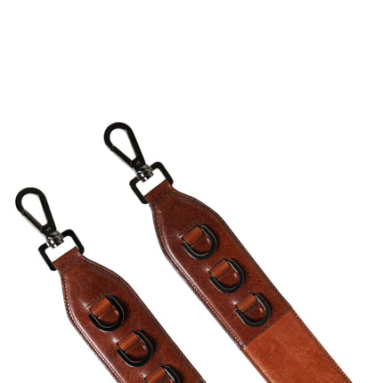 Dolce & Gabbana Brown Horse Velvet Leather Bag Accessory Shoulder Strap
