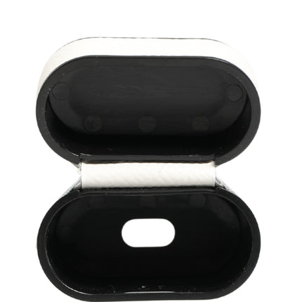 Dolce & Gabbana White Calf Leather Logo Flip Holder Strap Airpods Case