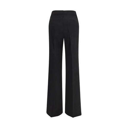 Max Mara Black Wool Flared Pants
