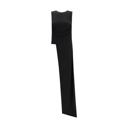 Ami Paris Black Viscose Cocktail Dress