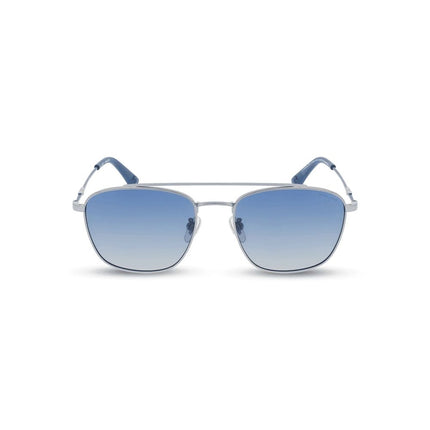 Police Gray Metal Sunglasses
