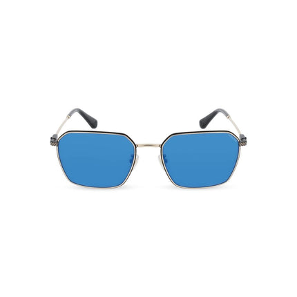 Police Gray Metal Sunglasses