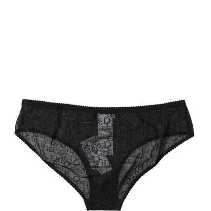 Dolce & Gabbana Black Nylon Stretch Mid Waist Brief Underwear