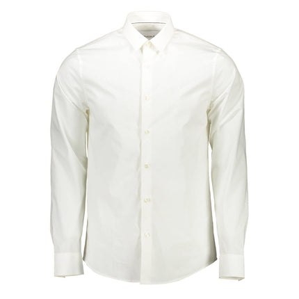 Calvin Klein Bianco Cotton Men Shirt
