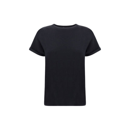 Brunello Cucinelli Black Nylon T-Shirt