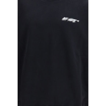 Off-White Black Cotton Sweatshirt