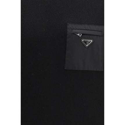 Prada Black Wool Sweatshirt