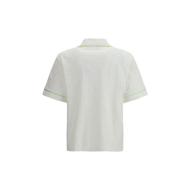 Casablanca White Cotton Shortsleeve Shirt