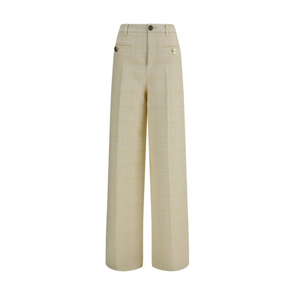 Gucci Beige Cotton Dress Pants