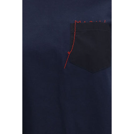 Marni Blue Cotton T-Shirt