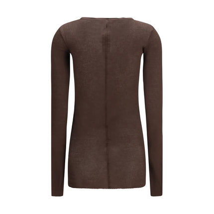 Rick Owens Brown Cotton Sportswear