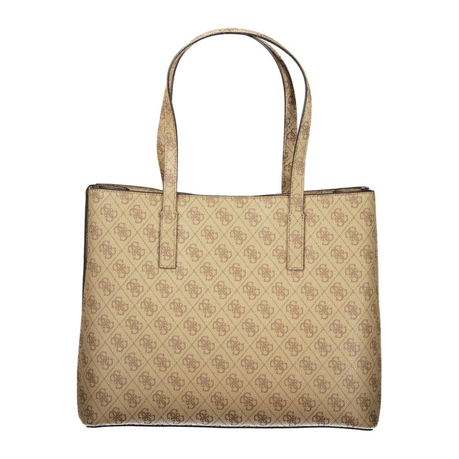 Guess Jeans Beige Polyurethane Women Handbag