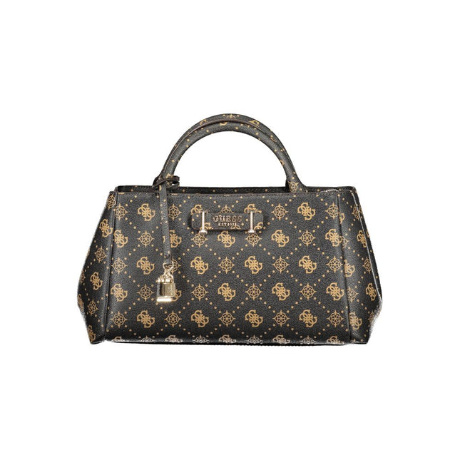 Guess Jeans Marrone Poliuretano Women Handbag