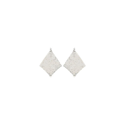 Rabanne Silver Brass Earrings