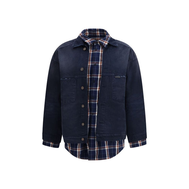Balenciaga Blue Cotton Denim Jacket