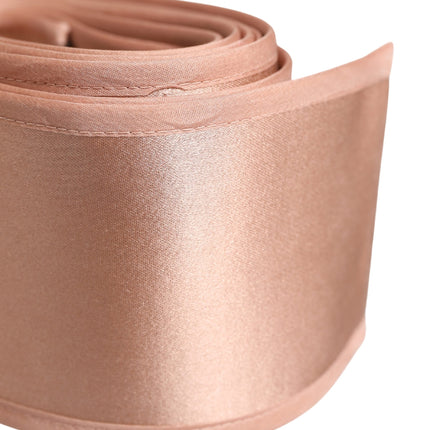 Dolce & Gabbana Light Pink Silk Satin Waist Women Cintura Belt