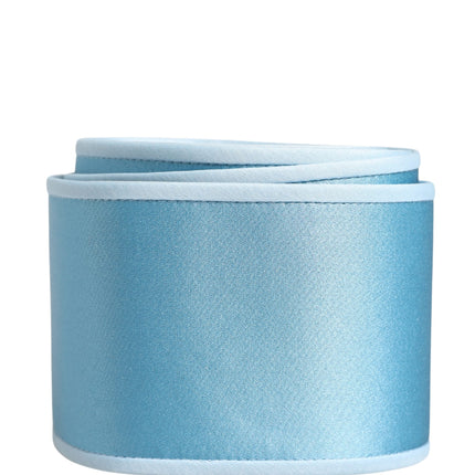 Dolce & Gabbana Light Blue Silk Satin Waist Women Cintura Belt